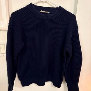 Everlane crewneck sweater in Navy